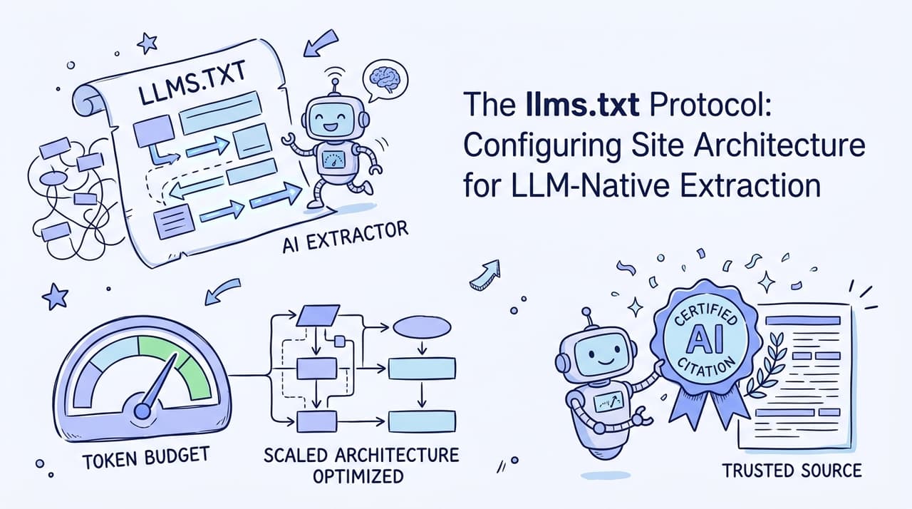 The llms.txt Protocol: Configuring Site Architecture for LLM-Native Extraction