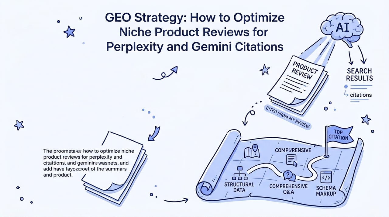 GEO Strategy: How to Optimize Niche Product Reviews for Perplexity and Gemini Citations