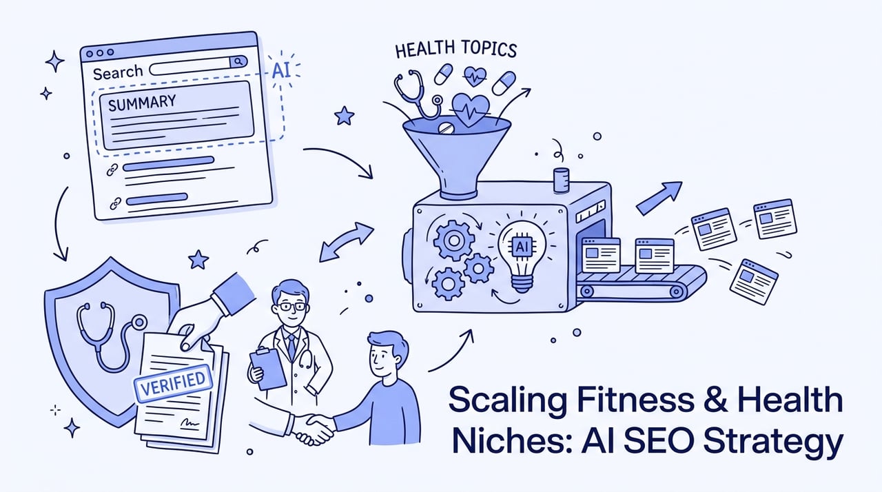 Scaling Fitness & Health Niches: AI SEO Strategy for Rapid Content Production and Ranking