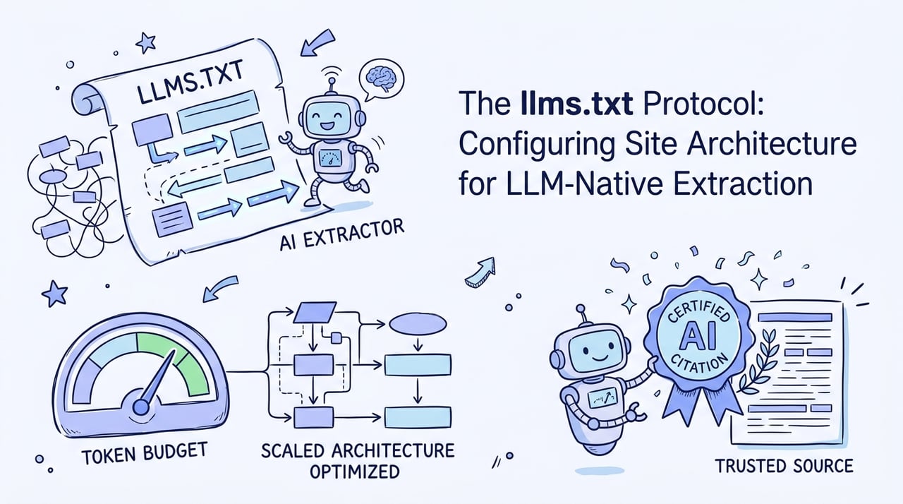 The llms.txt Protocol: Configuring Site Architecture for LLM-Native Extraction