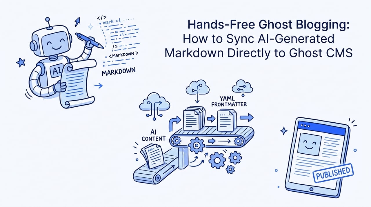 Hands-Free Ghost Blogging: How to Sync AI-Generated Markdown Directly to Ghost CMS