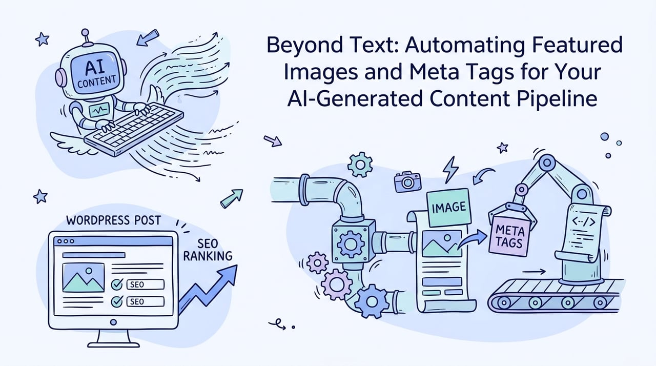 Beyond Text: Automating Featured Images and Meta Tags for Your AI-Generated Content Pipeline