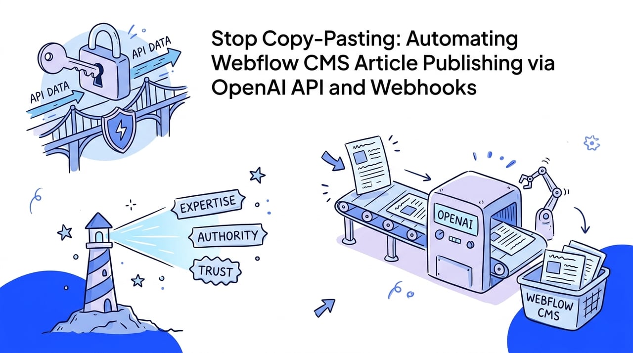 Stop Copy-Pasting: Automating Webflow CMS Article Publishing via OpenAI API and Webhooks