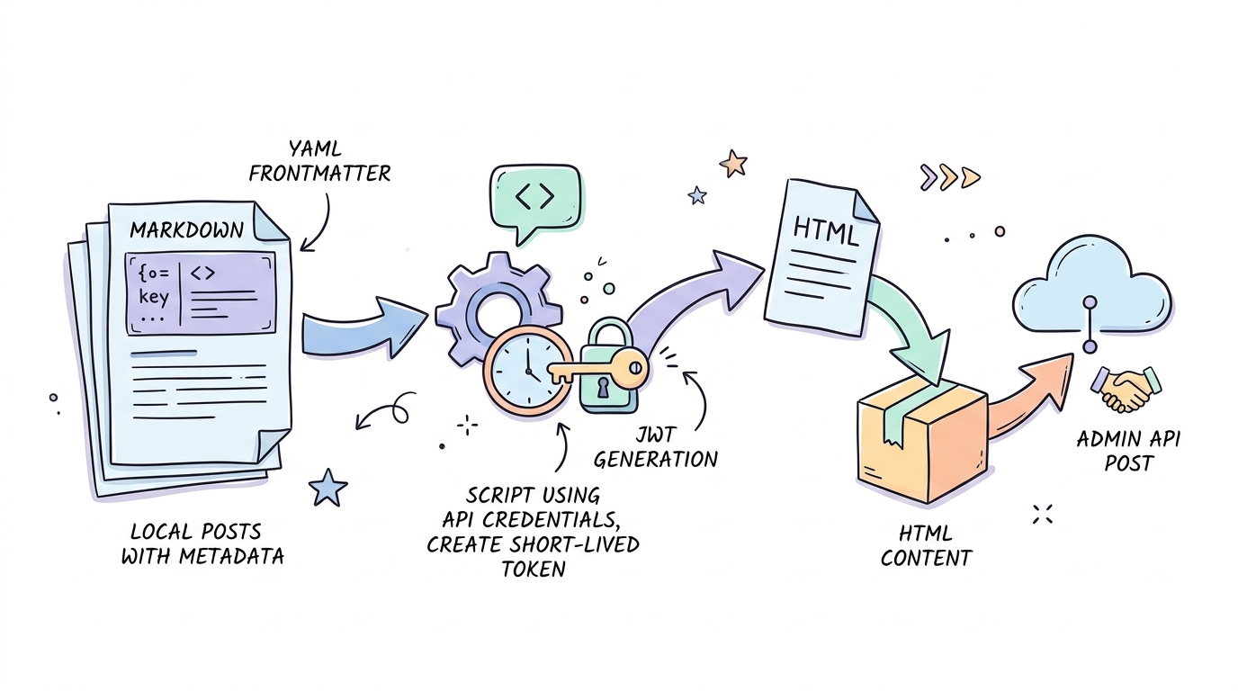 How Do I Build the Markdown-to-Ghost API Pipeline?