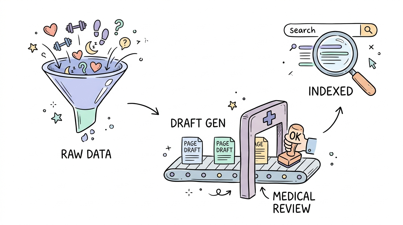 Architecting a Programmatic SEO Pipeline with Medical Guardrails