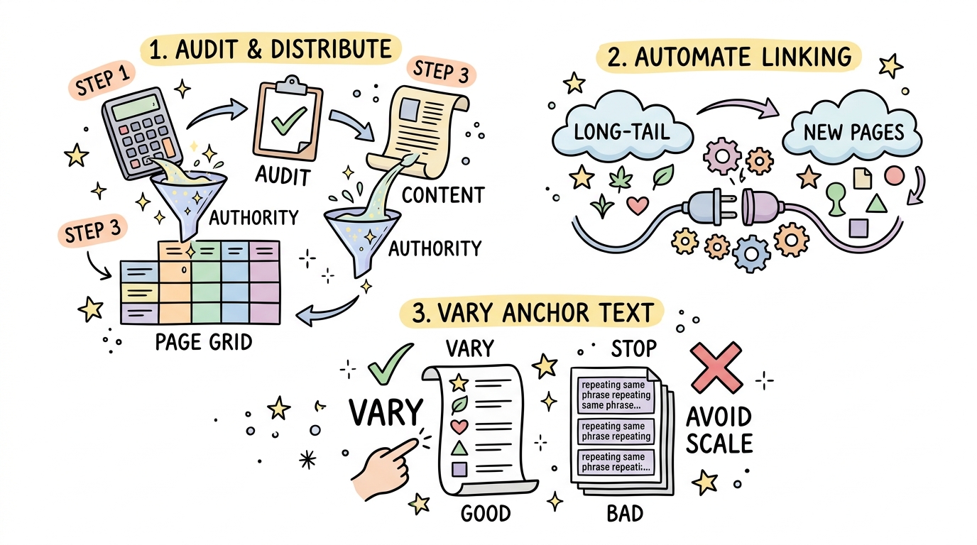 Step 5: Scale Topical Authority via Internal Linking