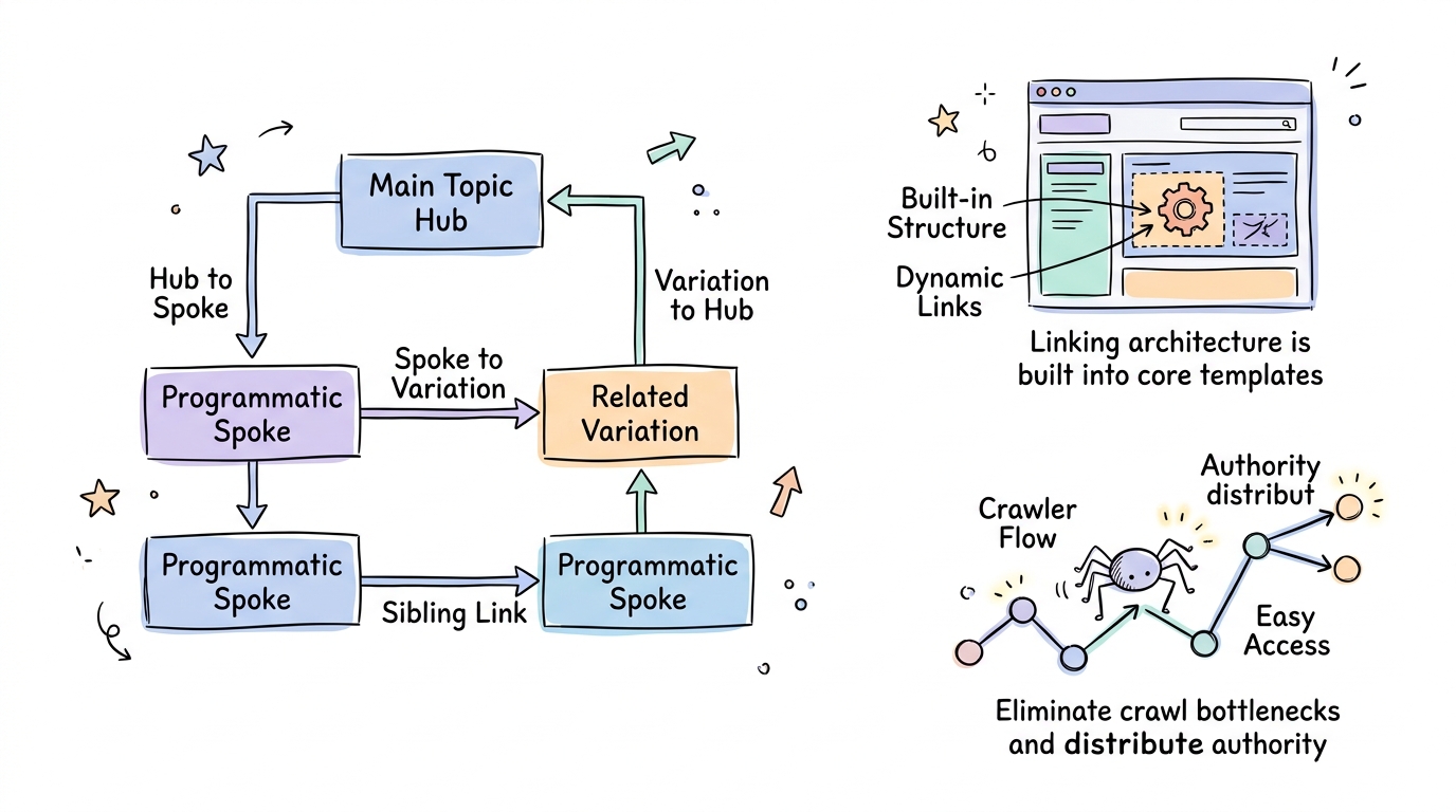 What Is the Ideal Internal Linking Architecture for pSEO?