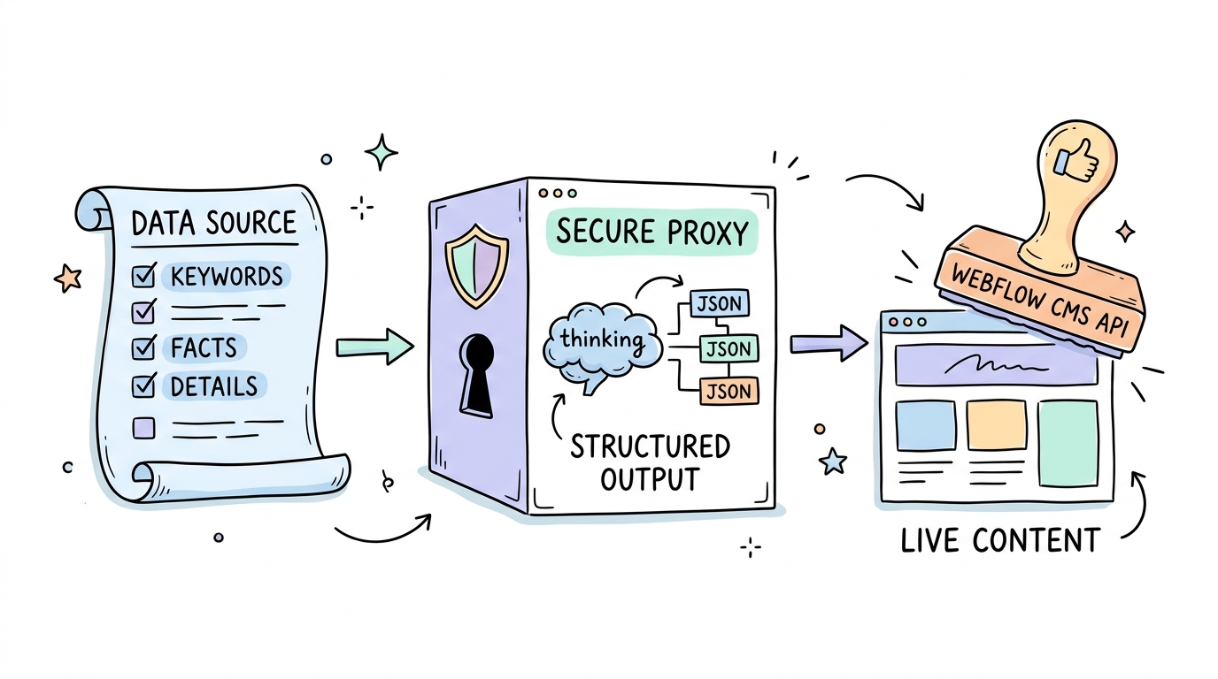 Step-by-Step API Integration: From Database to Webflow Live Link