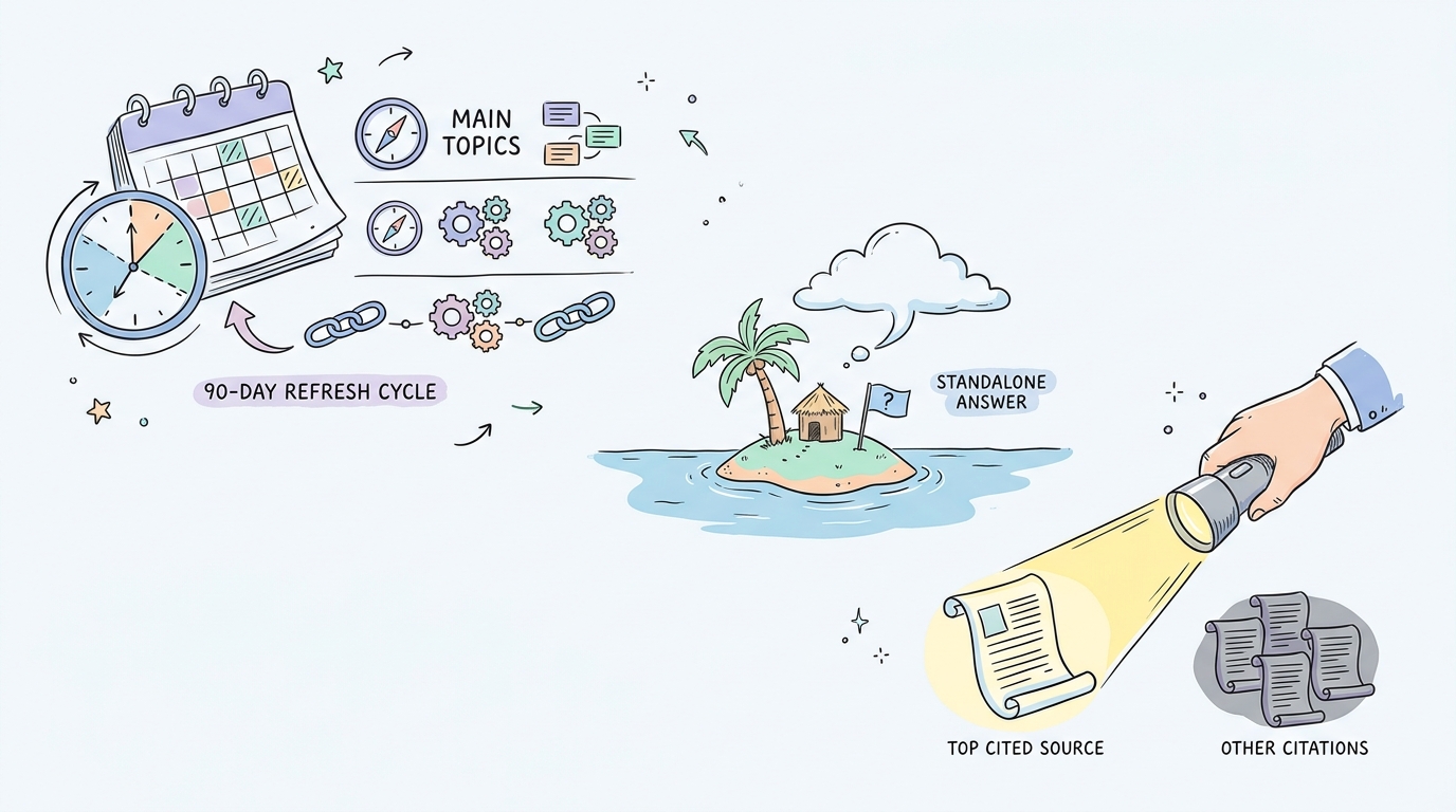 The 90-Day Freshness Cycle And Share Of Voice