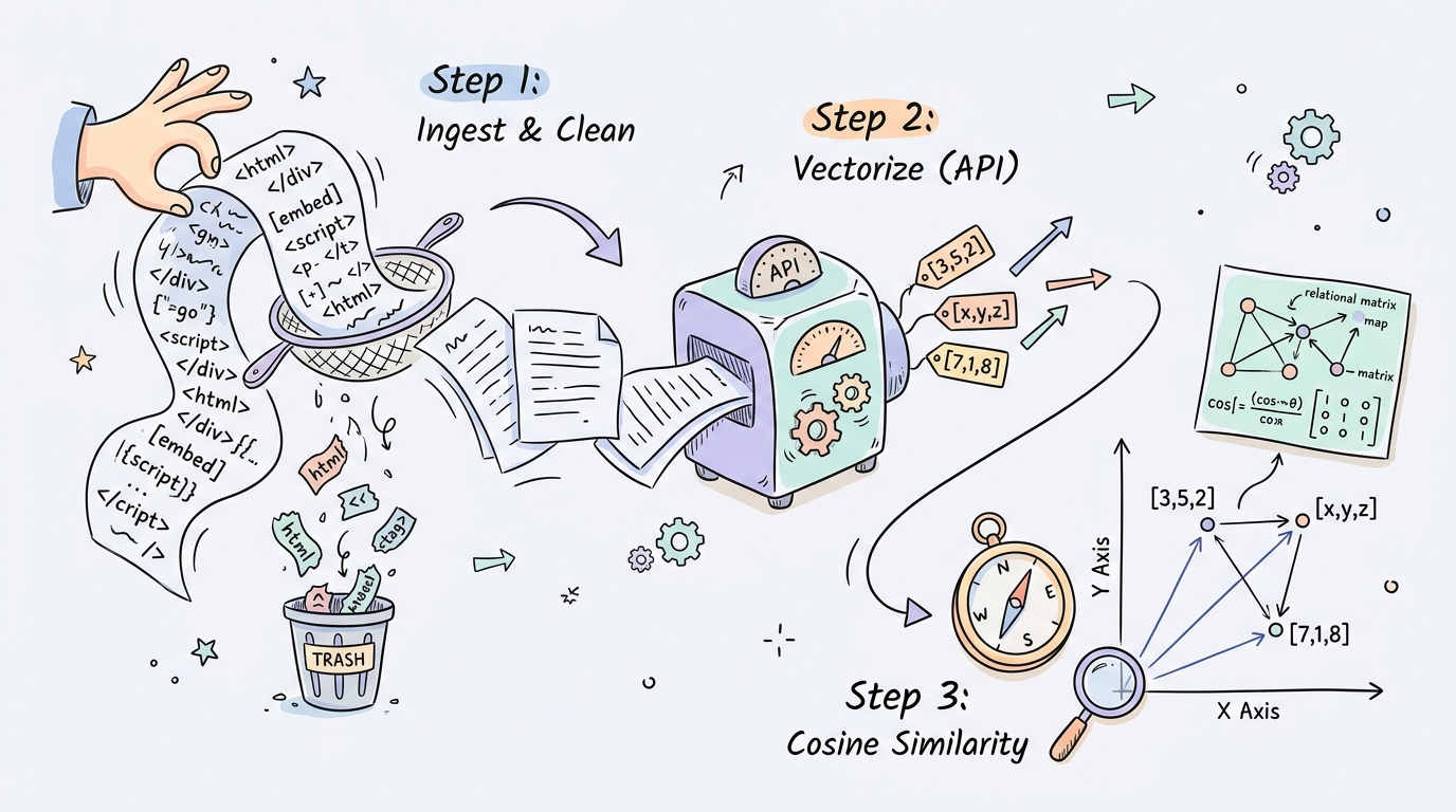 How to Build an Automated Semantic Vector Pipeline