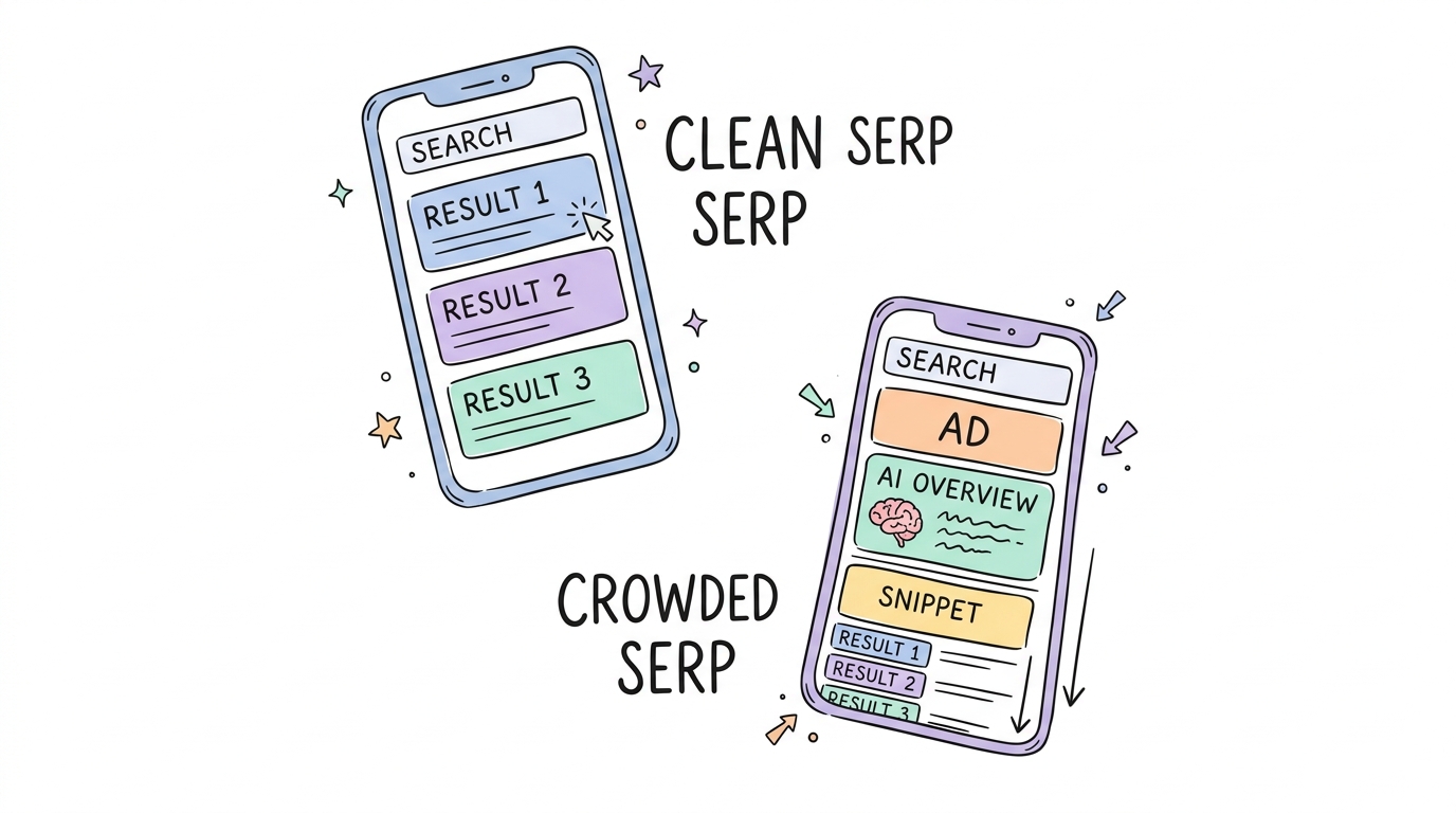 Step 5: Audit SERP Real Estate and Crowding