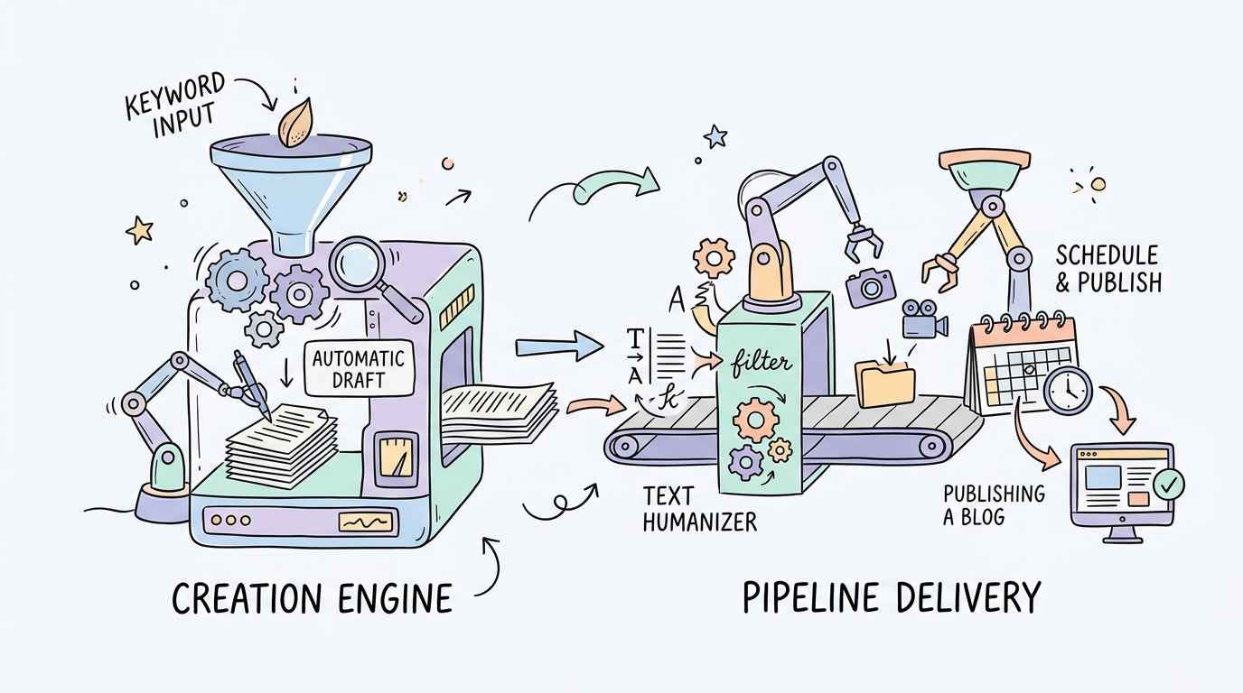 Inside Kitful: Fully Autonomous Pipelines and Scaled Autoblogging