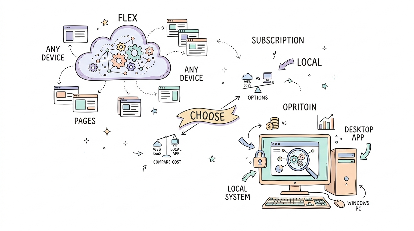 Direct Technical Faceoff: Cloud vs. Desktop Architectures