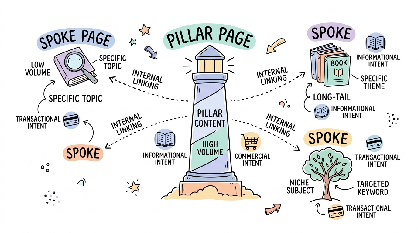 Step 4: Map Clusters to Pillar and Spoke Architecture