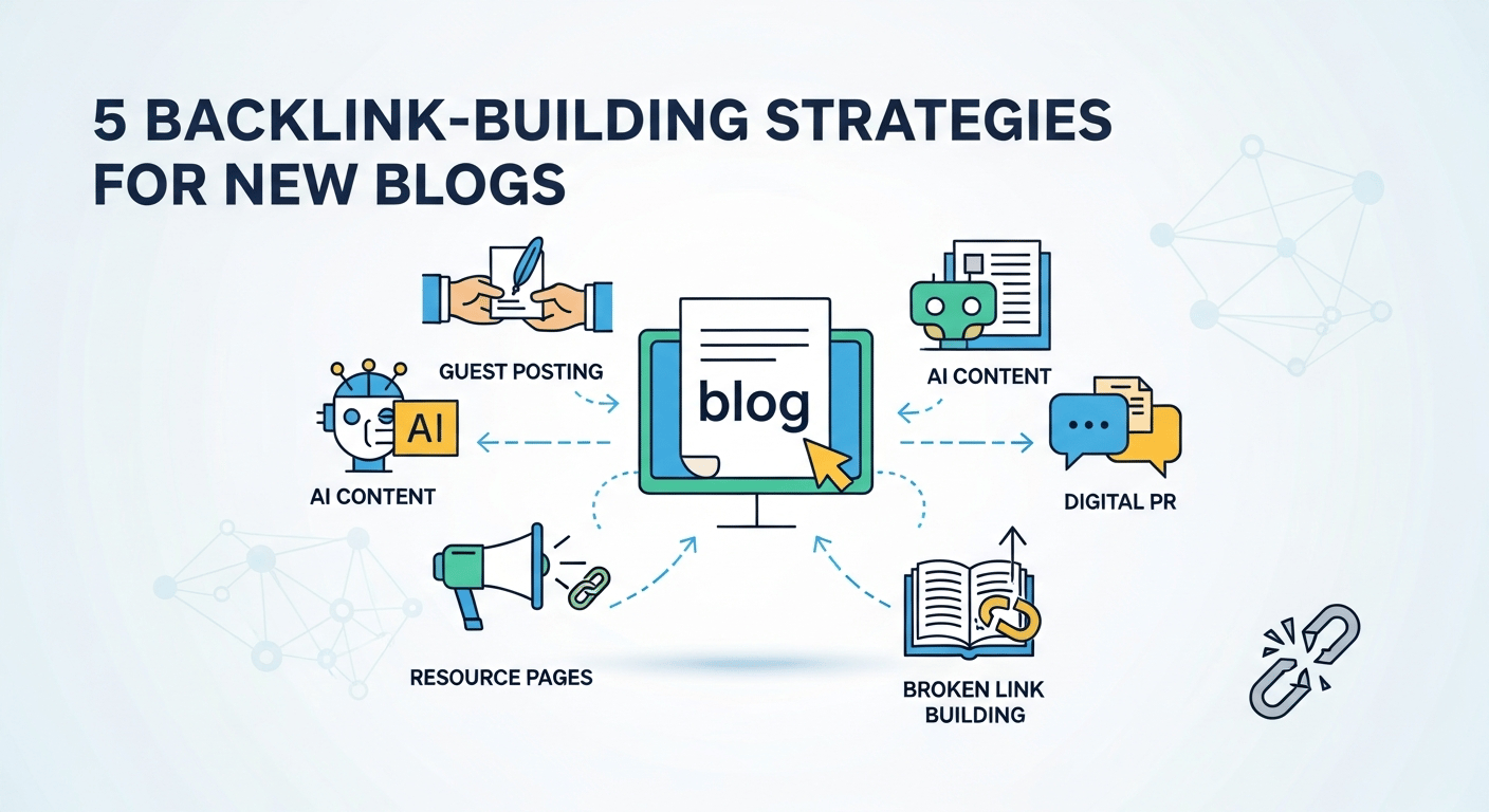 5 Backlink-Building Strategies for New Blogs