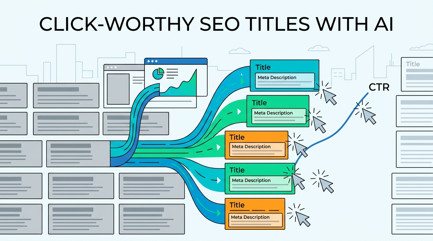 How to Write Click-Worthy SEO Titles and Meta Descriptions with AI