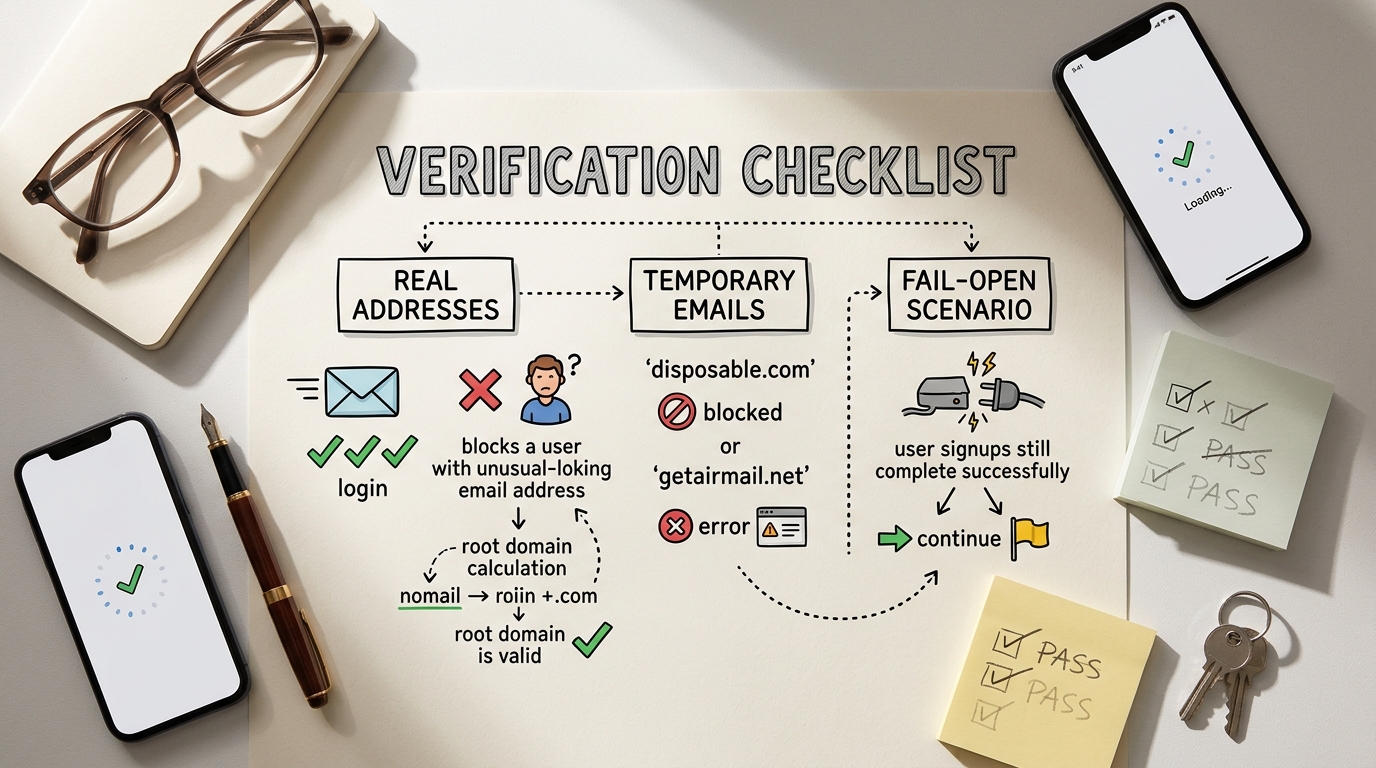 Verifying Your Implementation