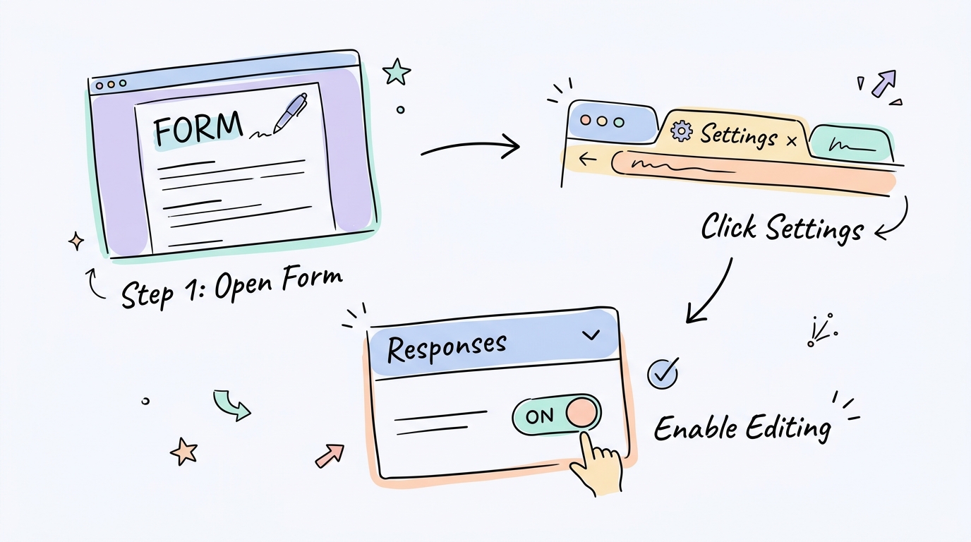Step 1: The Owner Must Enable Response Editing