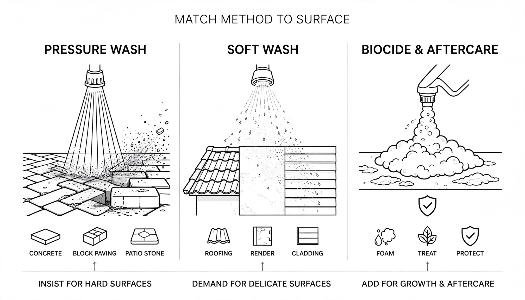 Do You Need Pressure Washing or Soft Washing?